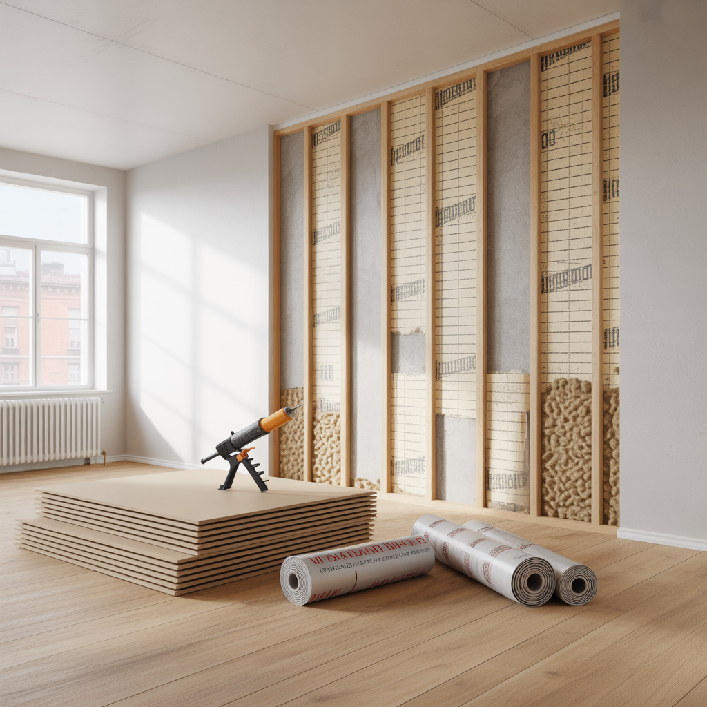 ljudisolera innervaggar metoder material och kostnad