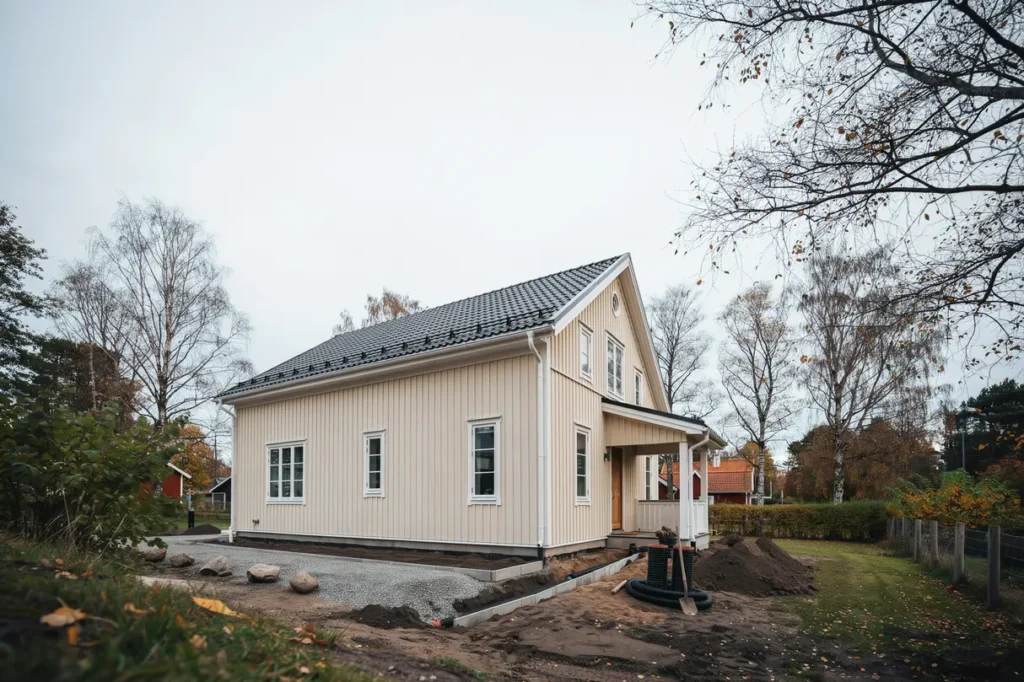 total k llarrenovering och ny husgrundsdr nering i glumsl v landskrona