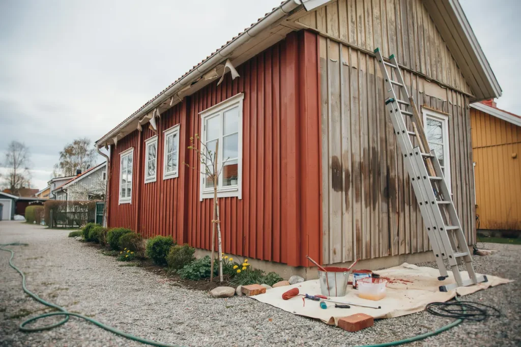 m la om tr fasad p r tt s tt steg torktider och vanliga misstag att undvika