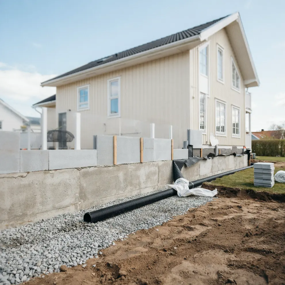 renovera kallare dranera husgrund landskrona skane